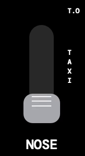 Nose light slider widget